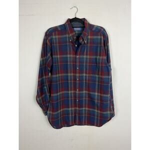 Vintage Pendleton 100% Virgin Wool Flannel. Size L